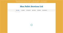 Desktop Screenshot of maxpallets.ie