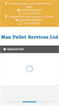 Mobile Screenshot of maxpallets.ie